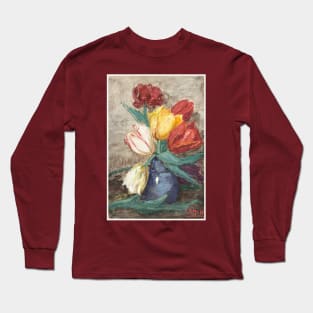 Tulips in a Vase by Sientje Mesdag-Van Houten Long Sleeve T-Shirt